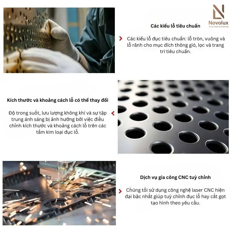 nhôm solid đục lỗ