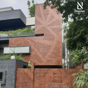 mặt dựng nhôm đục lỗ