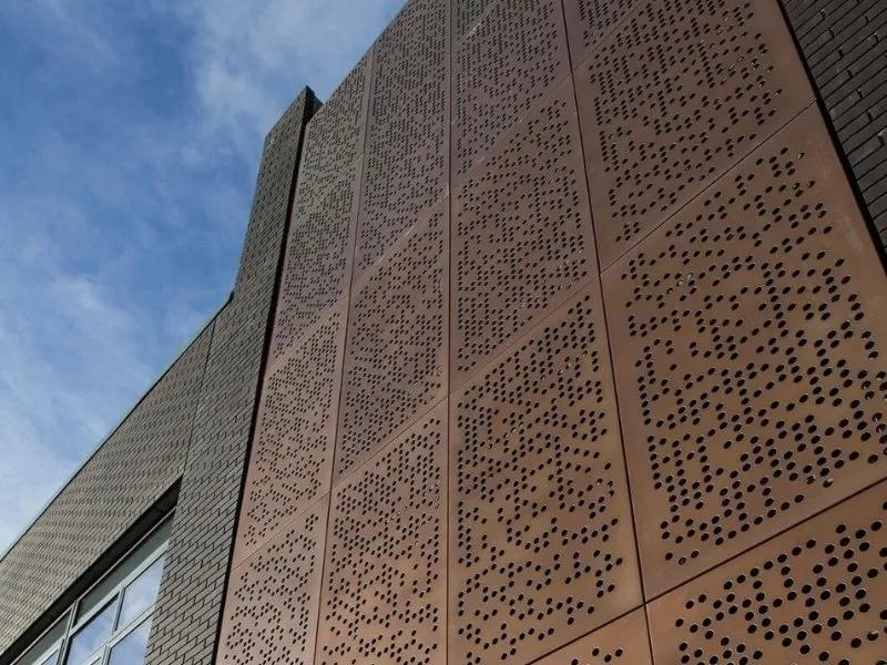 Mặt dựng nhôm đục lỗ