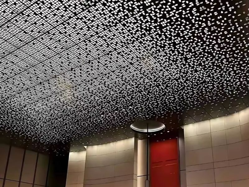 trần nhôm đục lỗ