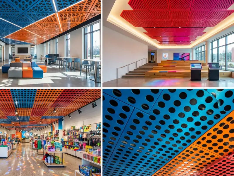 trần nhôm đục lỗ