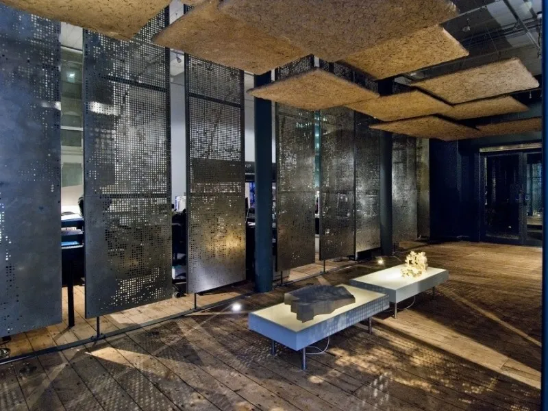 vách ngăn không gian văn phòng làm việc