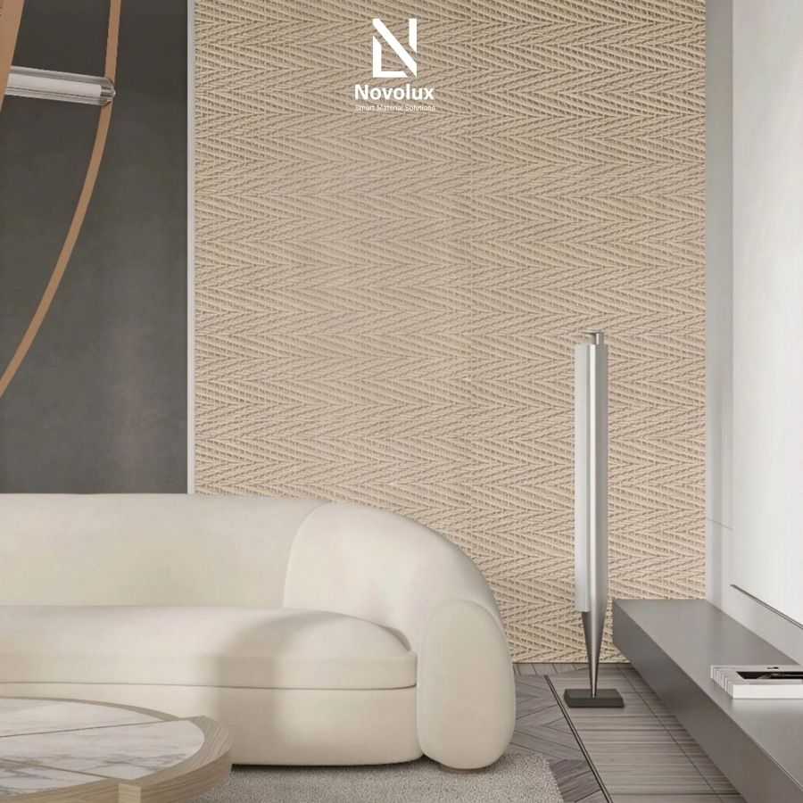 ứng dụng tấm ốp đá mềm HEMP WOVEN STONE