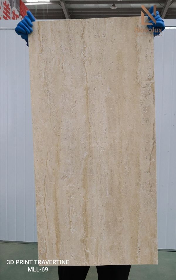 tấm đá mềm vân travertine