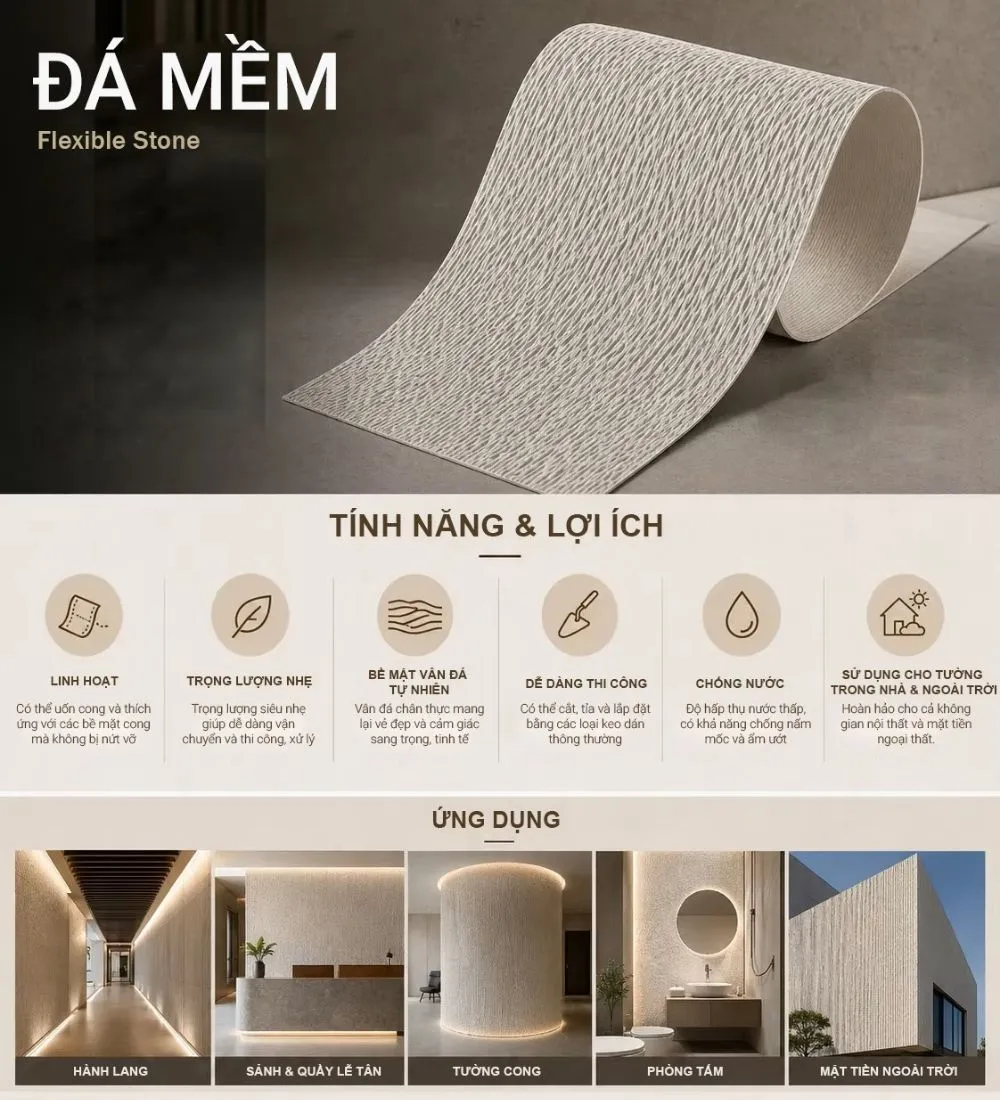 tấm đá mềm