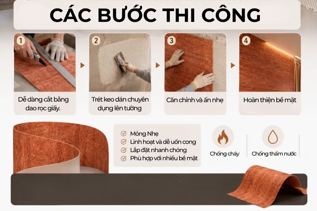 các bước thi công đá mềm