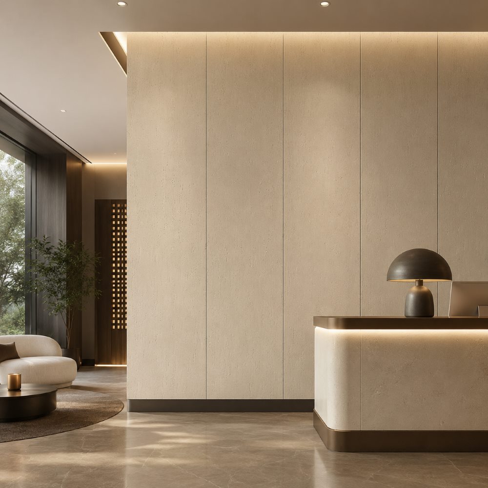 thi công đá dẻo travertine