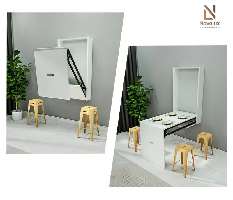 bàn gấp gọn gắn tường