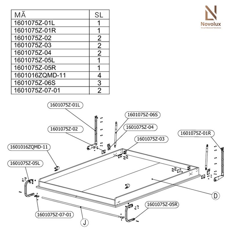 phụ kiện giường gấp nâng hạ thông minh