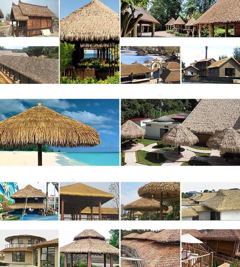 tính ứng dụng của các mái lợp cỏ tranh nhân tạo