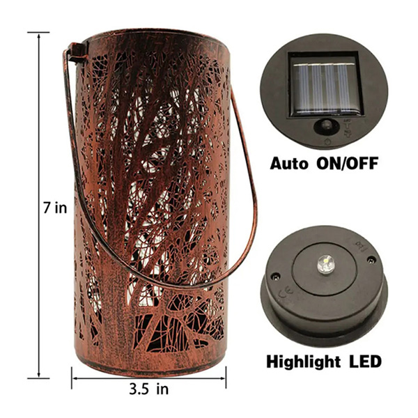 Đèn Trang Trí Sân Vườn Bằng Kim Loại