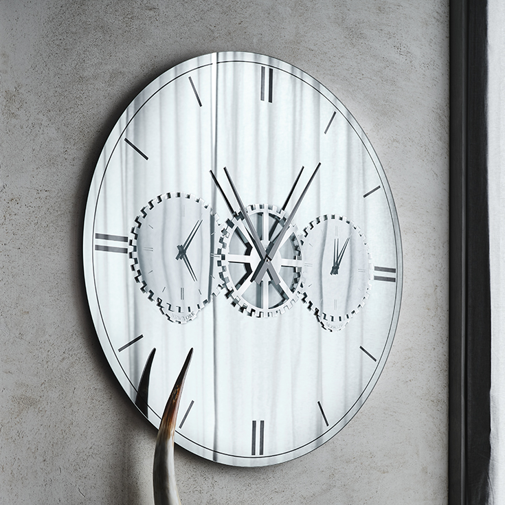 Đồng Hồ Treo Tường Nghệ Thuật Hiện Đại Time Mirror