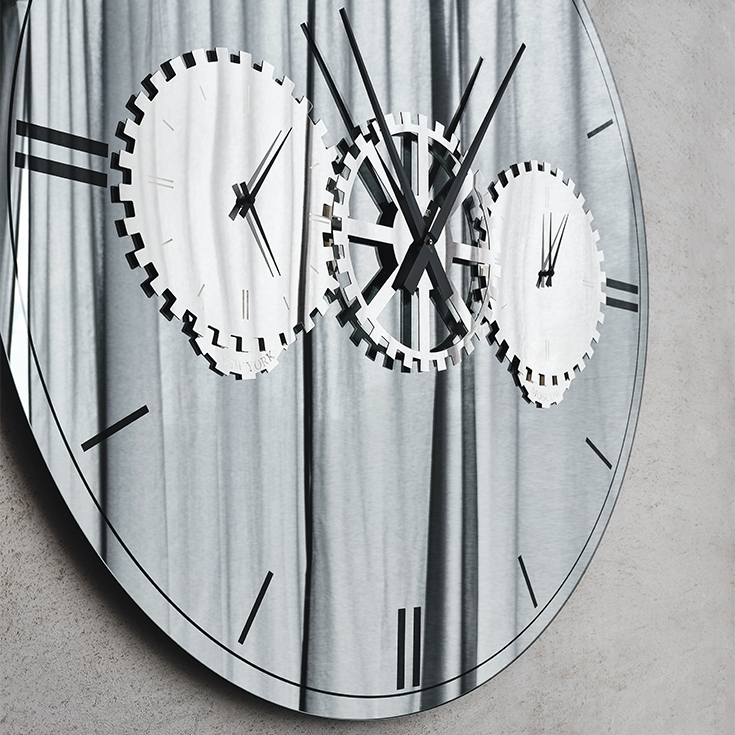 Hình ảnh sản phẩm Đồng Hồ Treo Tường Nghệ Thuật Hiện Đại Time Mirror