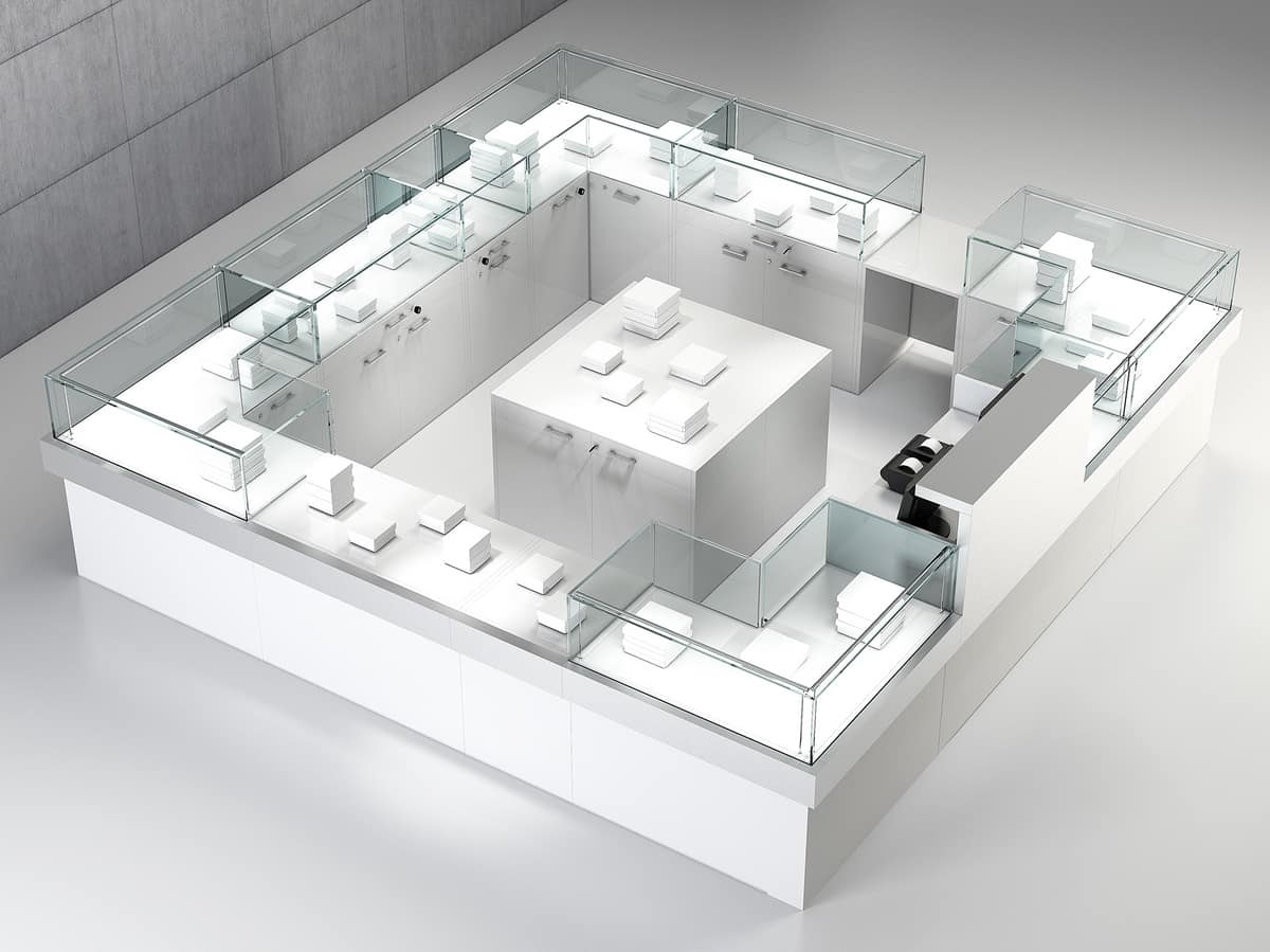 Tủ Đựng Đồ Trang Sức Bằng Kim Loại Cao Cấp Tùy Chỉnh