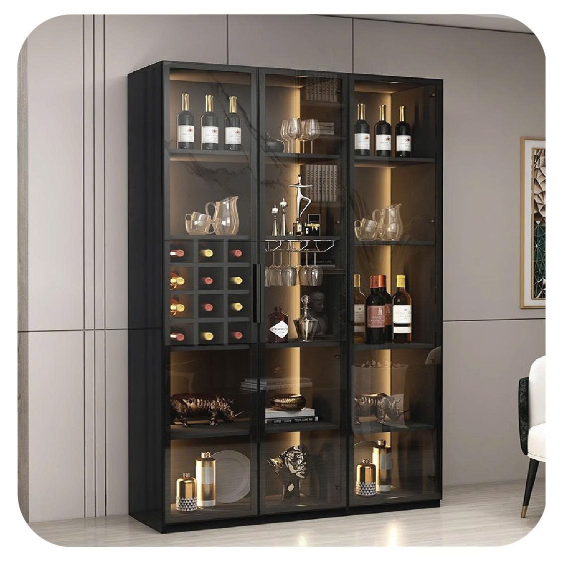 GIÁ ĐỰNG RƯỢU BẰNG THÉP