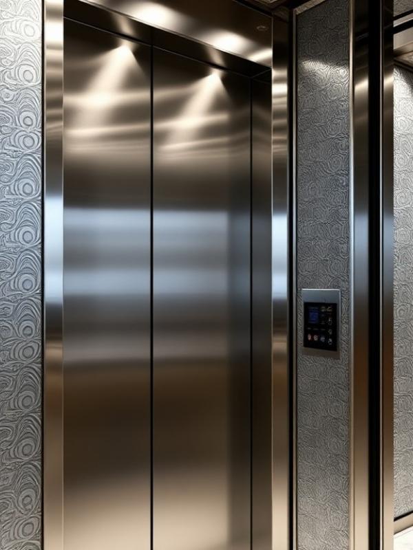 thi công ốp inox cho thang máy