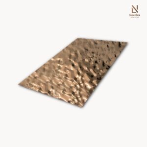 tấm inox sóng nước vàng hồng