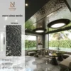 trần inox sóng nước
