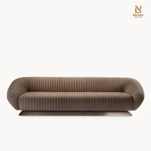 sofa băng dài màu nâu