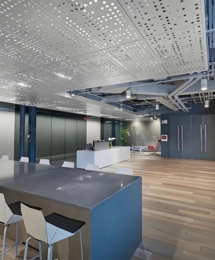 trần nhôm đục lỗ