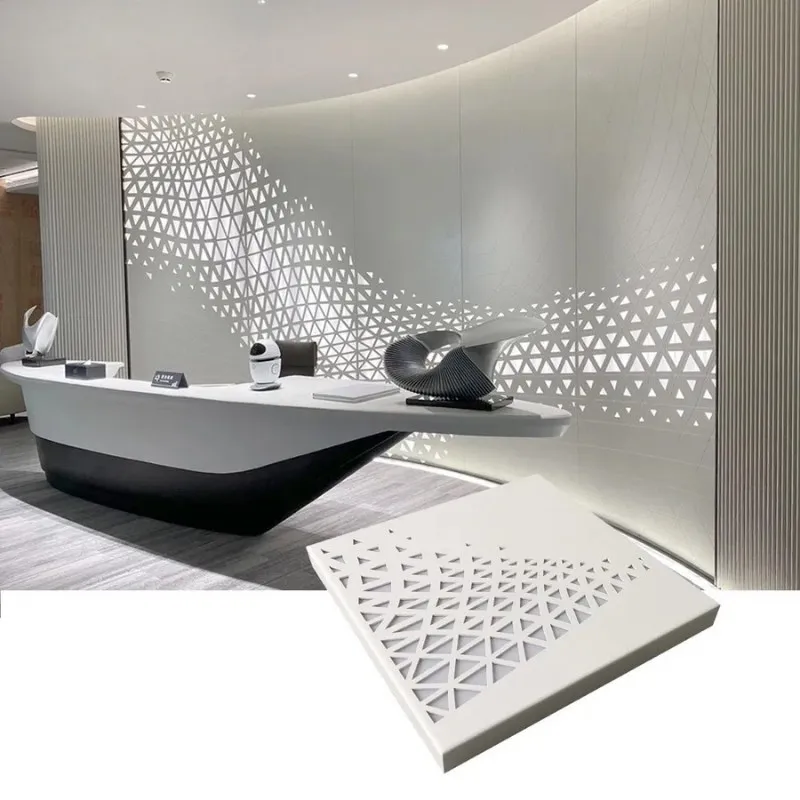 vách trang trí nhôm cnc