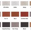 bảng màu tấm ốp đá mềm travertine