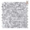 Tấm mosaic lục giá 3d màu bạc