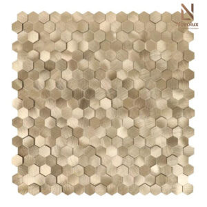 Tấm mosaic lục giá 3d vàng