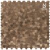 tấm dán mosaic kim loại màu đồng