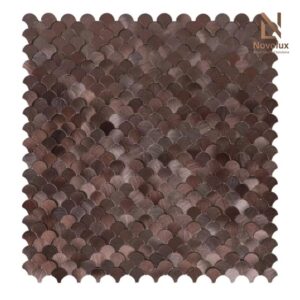 tấm mosaic vảy cả kim loai