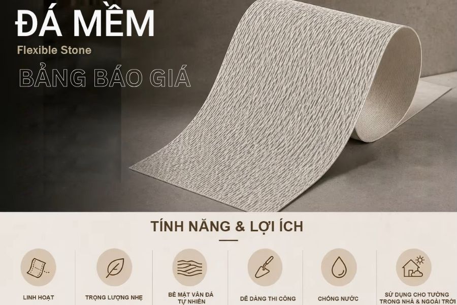 giá tấm đá mềm
