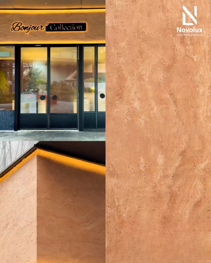 mẫu đá mềm vân travertine