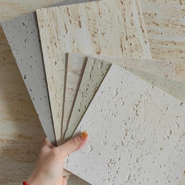 mẫu đá mềm vân travertine