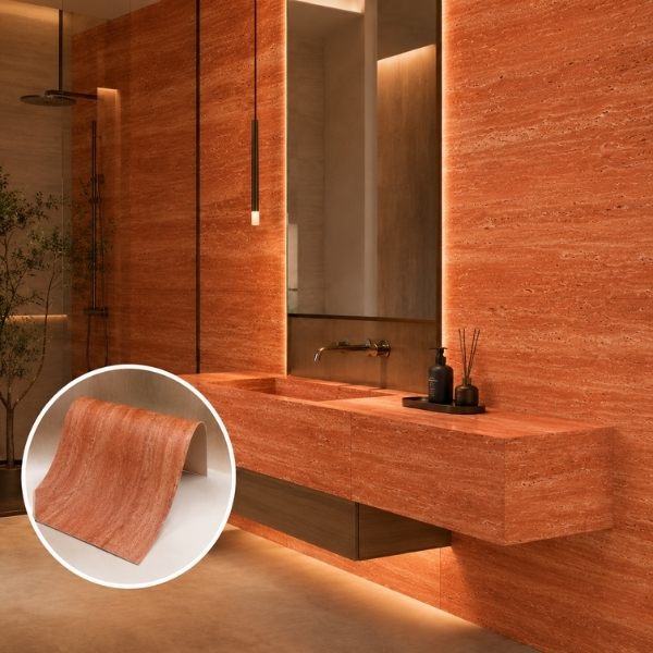 mẫu đá mềm vân travertine