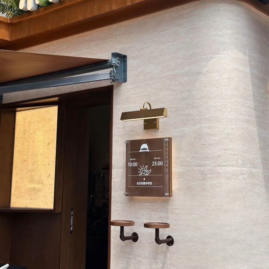 Ứng đá dẻo vân travertine ốp ngoại thất