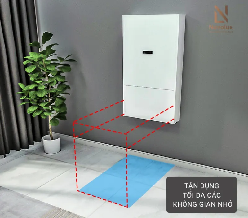 bàn gấp gọn gắn tường tiết kiệm thông minh