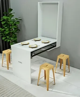 bàn gấp gọn gắn tường