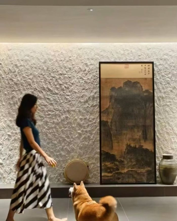 đá dẻo ốp tường vân đá