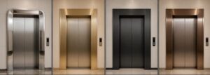 các màu inox phổ biến ốp trang trí thang máy