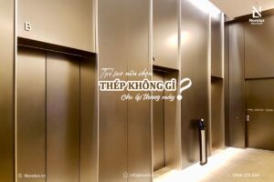 ốp inox trang trí thang máy