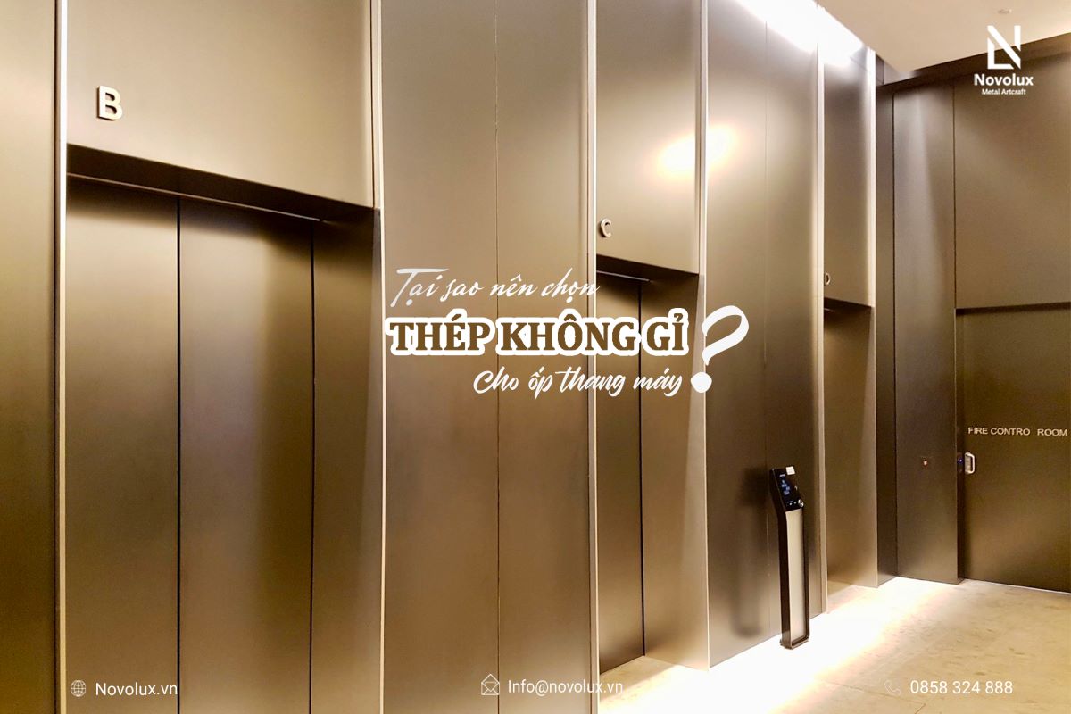 Thi công ốp inox thang máy theo yêu cầu – Giải pháp nâng tầm không gian cabin
